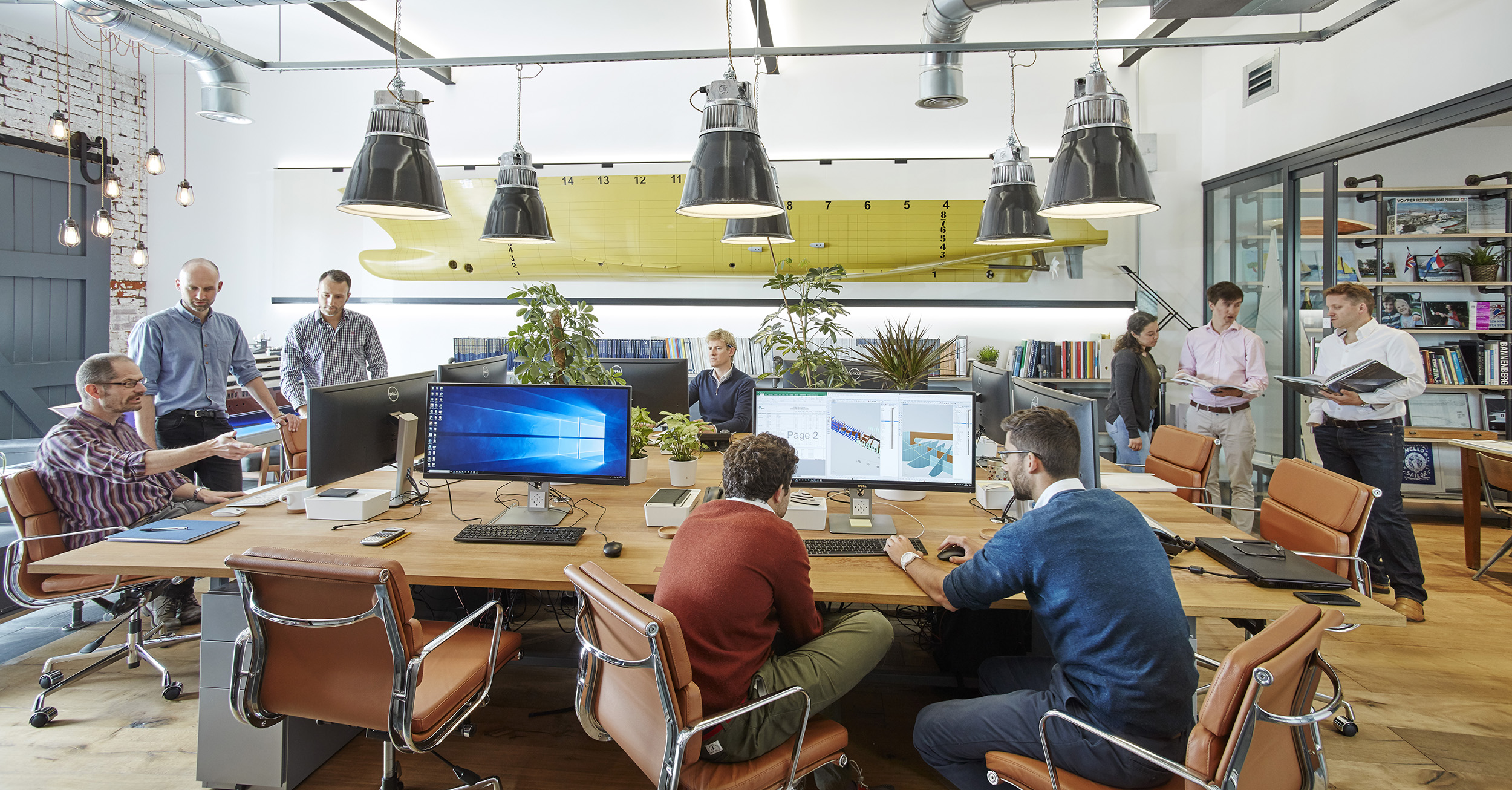 Open space working environment