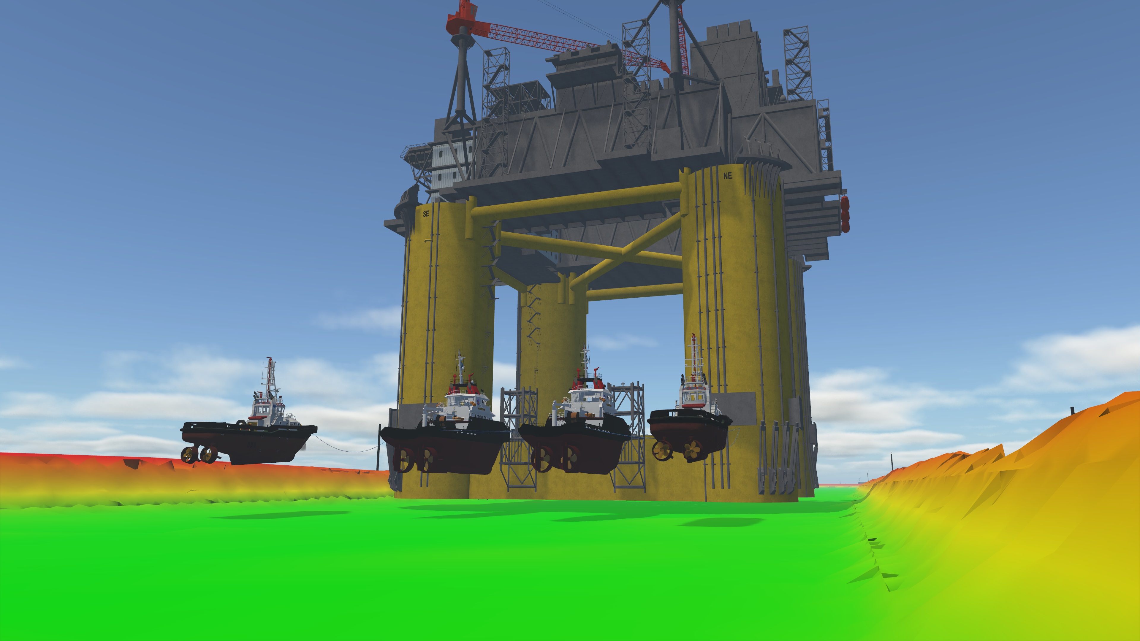 Maritime Simulation Study