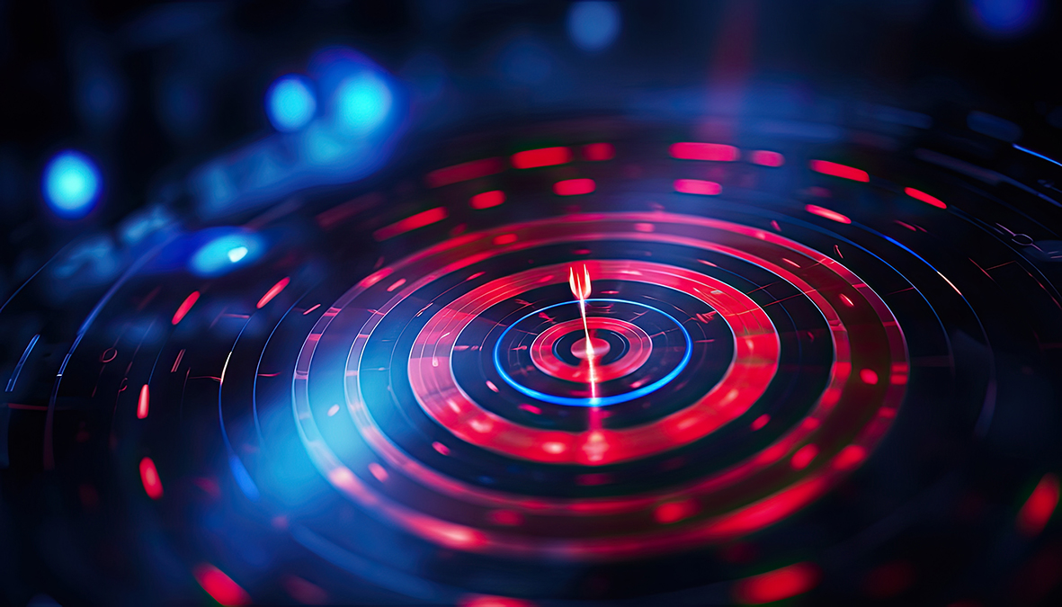 Excellence concept image of bullseye