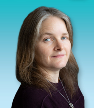 Cat Savage blue background