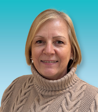 Keren Pope - blue background